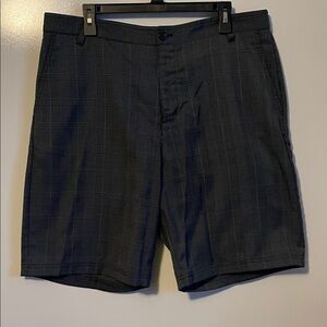 Adidas Gray Plaid Dress Shorts Size 36